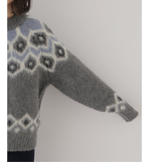 【DUNST/ダンスト】FAIRISLE SWEATER：ニット