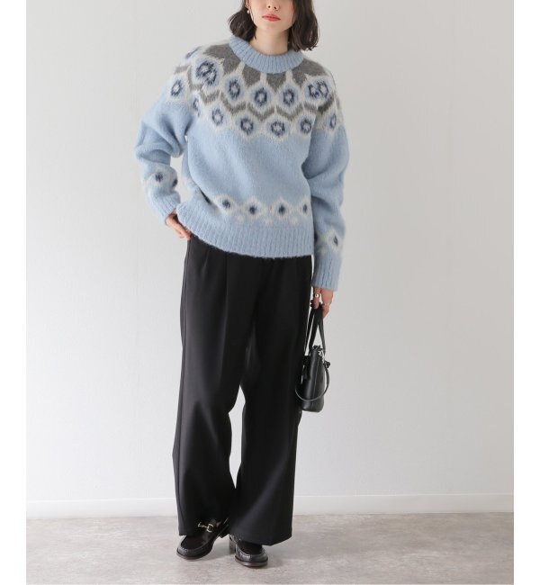 【DUNST/ダンスト】FAIRISLE SWEATER：ニット