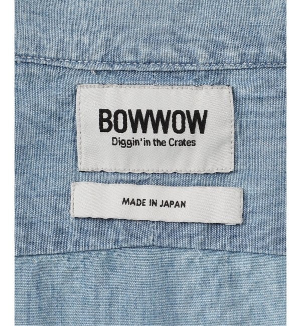 【BOWWOW / バウワウ】REPAIR AGEING CHAMBRAY SHIRTS