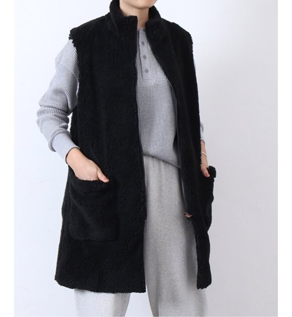 ARMEN/アーメン】REVERSIBLE FLEECE H/N LONG VEST|JOURNAL STANDARD