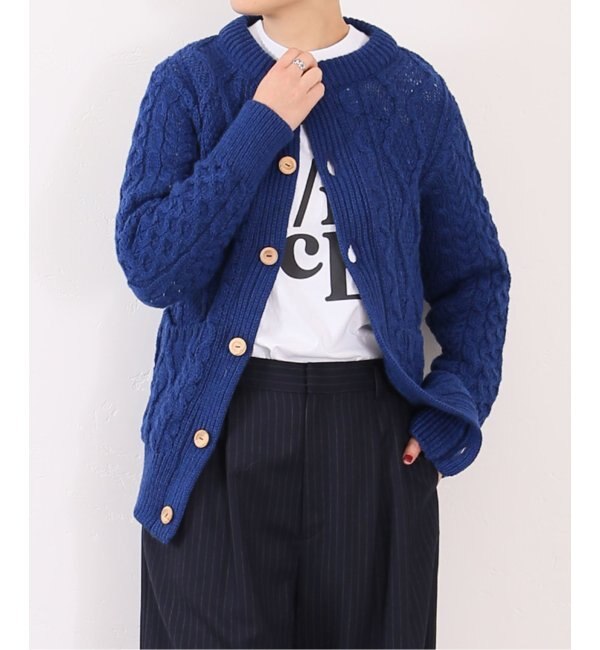 HTS / エイチティーエス】ARAN CREW CARDIGAN|JOURNAL STANDARD