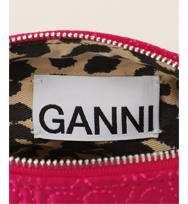 GANNI / ガニー】 Butterfly Small Pouch Satin：バッグ|JOURNAL