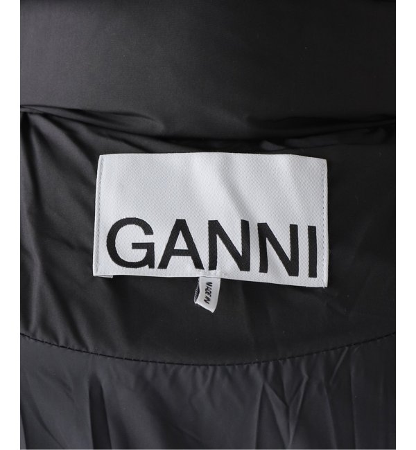 GANNI / ガニー】Soft Puffer Short Raglan Jacket：中綿ジャケット