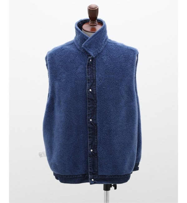 PORTER CLASSIC / ポータークラシック】STEINBECK DENIM BOA VEST