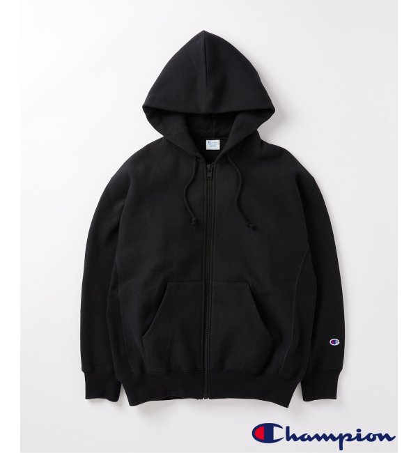 予約》【CHAMPION / チャンピオン】別注 SOLID ZIP SWEAT HOODIE