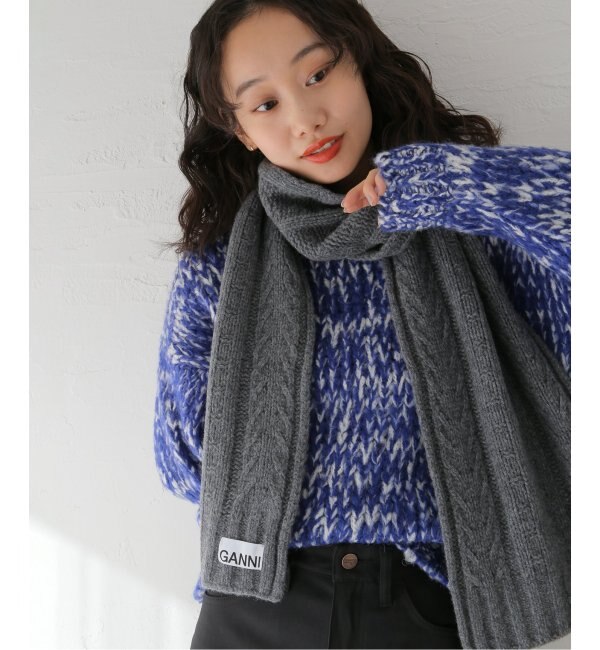 GANNI / ガニー】Cable Scarf：マフラー|JOURNAL STANDARD(ジャーナル