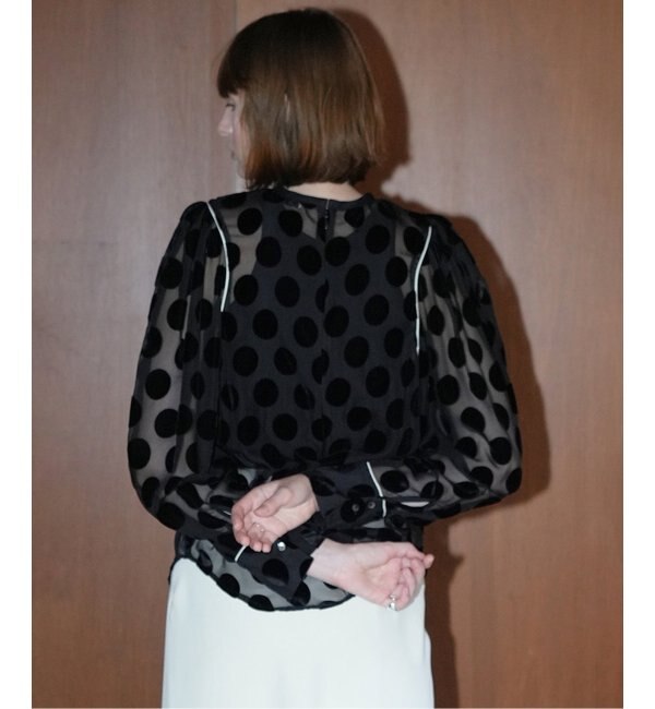 CLANE/クラネ】BIG DOT OPAL TOPS：ブラウス|JOURNAL STANDARD