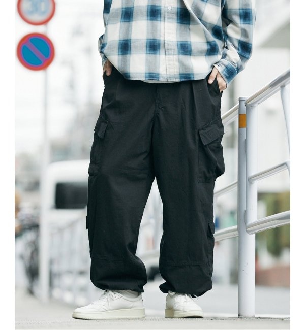 モテ系ファッションメンズ|【ジャーナルスタンダード/JOURNAL STANDARD】 リップストップ 8P オーバーパンツ