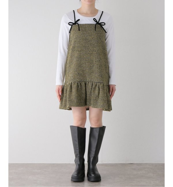 GANNI / ガニー】Woollen Check Mini Dress：ミニワンピース|JOURNAL