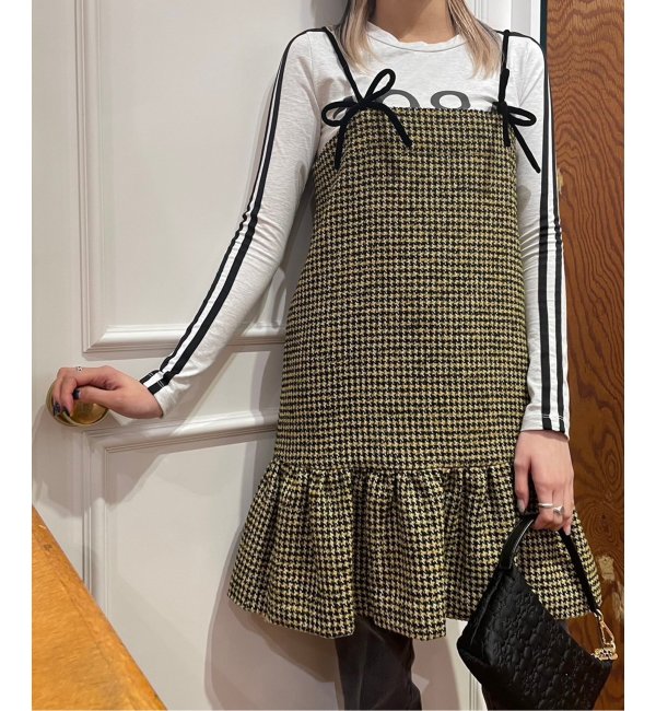 GANNI / ガニー】Woollen Check Mini Dress：ミニワンピース|JOURNAL ...