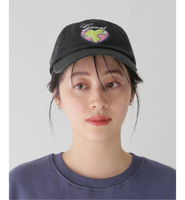 【GANNI / ガニー】 Cap Hat Patch：キャップ