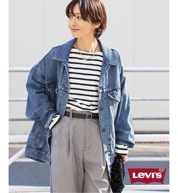 追加》【LEVI'S/リーバイス】XL WOMENS TRUCKER：デニムジャケット 