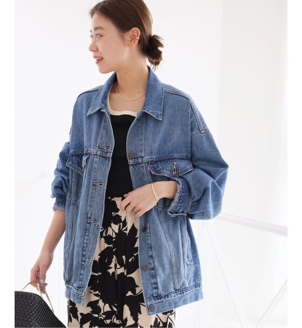 追加》【LEVI'S/リーバイス】XL WOMENS TRUCKER：デニムジャケット