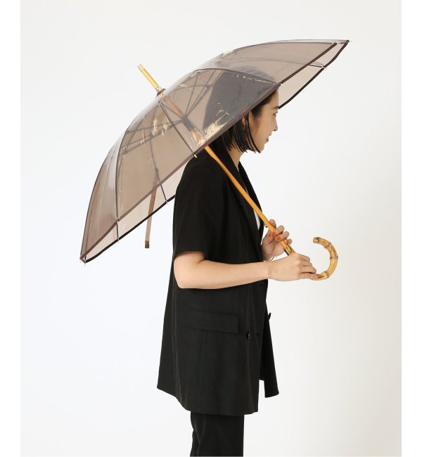 予約》【TRADITIONAL WEATHERWEAR】CLEAR UMBRELLA BAMBOO：傘|JOURNAL