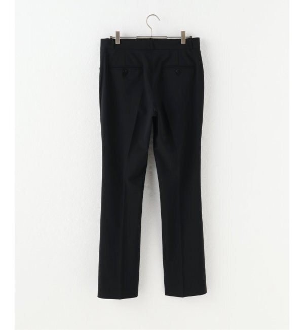 ERNEST W. BAKER / アーネストダブルベイカー】FLARE TROUSERS BLACK ...