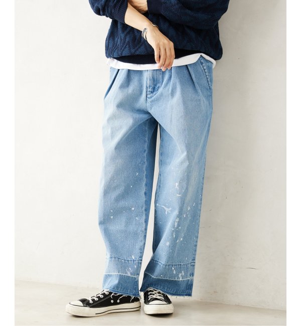 WEST OVERALLS / ウェストオーバーオールズ 108B LONG ROLLUP DENIM