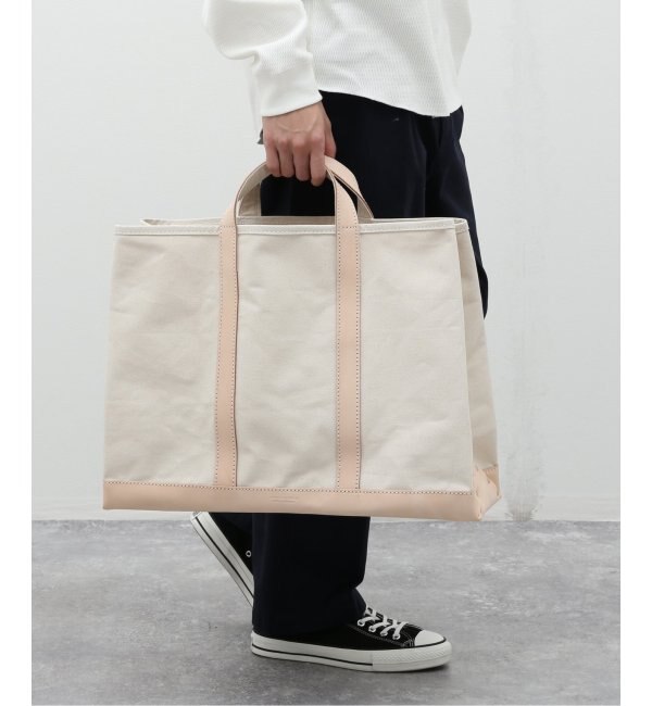 HERITAGE LEATHER / ヘリテイジレザー】別注 CANVAS*LTH TOTE XL