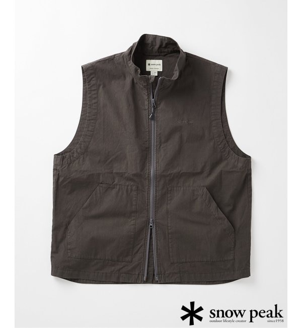 メンズファッションなら|【ジャーナルスタンダード/JOURNAL STANDARD】 SNOW PEAK × JOURNAL STANDARD / 別注 Pigment Dyed UCCP Vest
