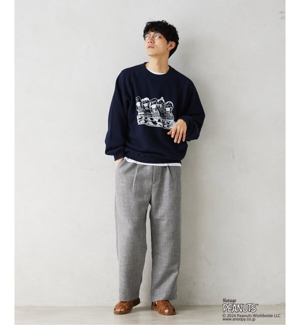 【PEANUTS×SPORTS WEAR by relume】別注 プリントスウェット