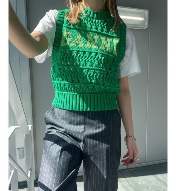 GANNI / ガニー】Cotton Rope Short Vest：ショートベスト|JOURNAL ...