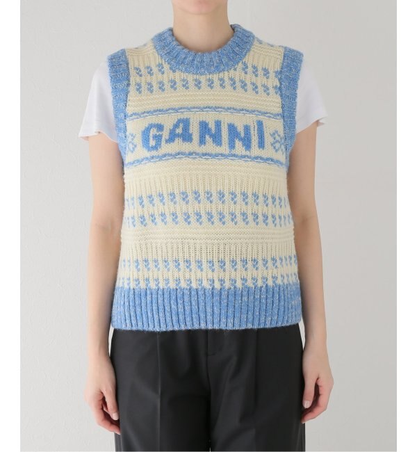 GANNI / ガニー】Graphic 2-Tone Vest：ベスト|JOURNAL STANDARD