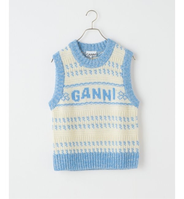 GANNI / ガニー】 Graphic Lambswool O-neck Vest：ベスト|JOURNAL  STANDARD(ジャーナルスタンダード)の通販｜アイルミネ