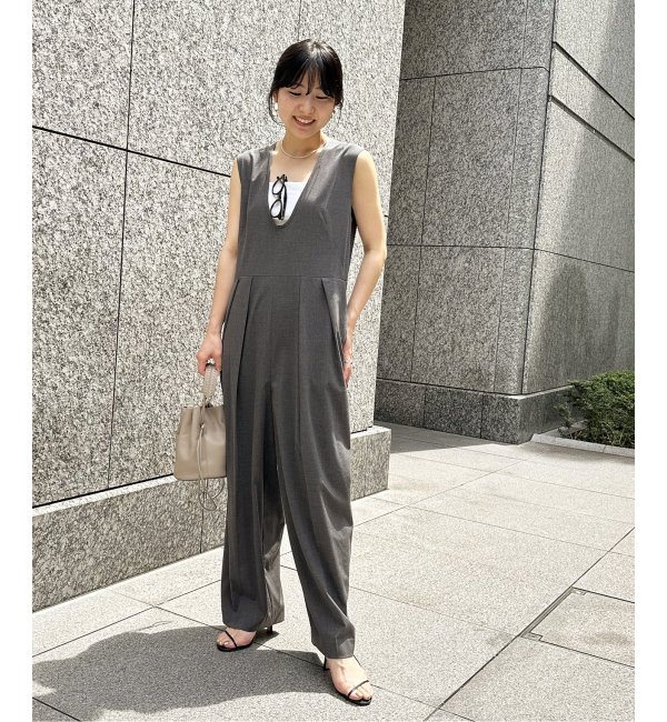 machattマチャット♡Uネックオールインワン♡美品 - オールインワン