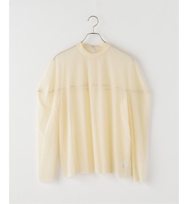 CLANE/クラネ】SHEER MESH CURVE SLEEVE TOPS：シャツ|JOURNAL ...