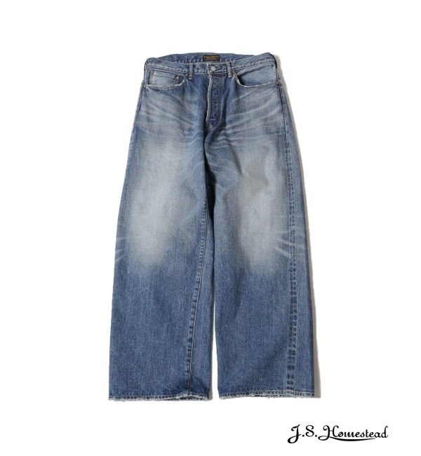 【J.S.Homestead】AGING WASHED DENIM 5P PANTS