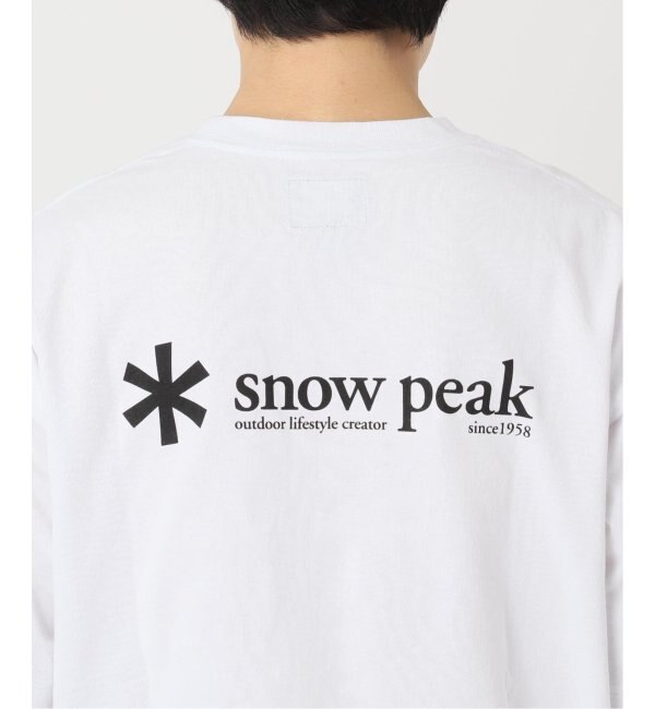 追加予約》SNOWPEAK / スノーピーク 別注 ロゴプリント Tシャツ 