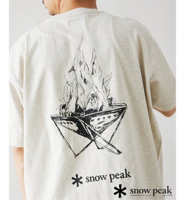 《追加予約》SNOWPEAK / スノーピーク 別注 Camp Fire プリントTシャツ