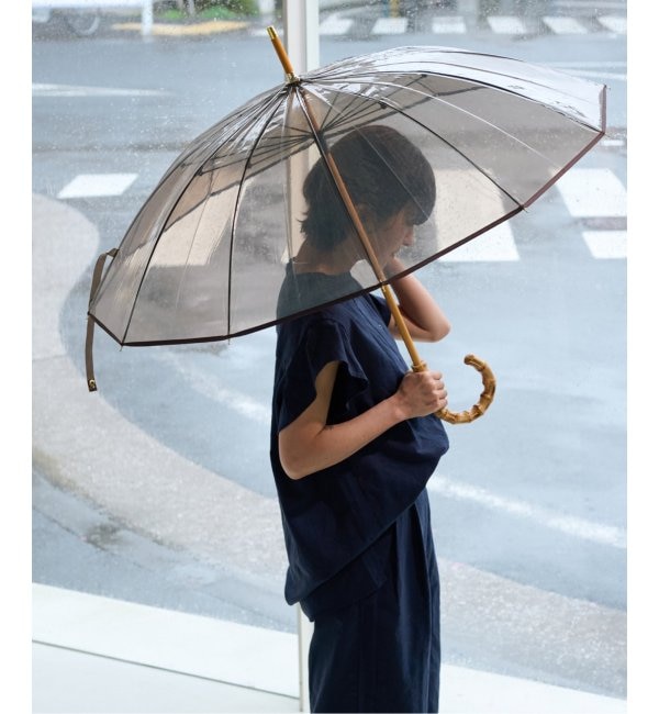 人気ファッションメンズ|【ジャーナルスタンダード/JOURNAL STANDARD】 《追加予約》【TRADITIONAL WEATHERWEAR】CLEAR UMBRELLA BAMBOO：傘