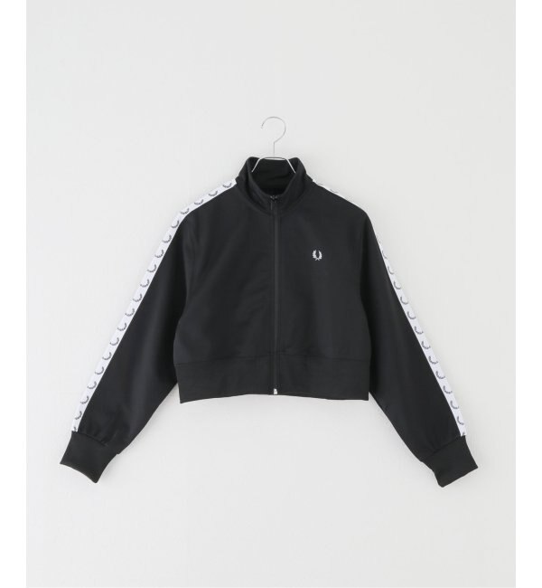 【FRED PERRY/フレッドペリー】 CROPPED TAPED TRACK JACKET：ブルゾン