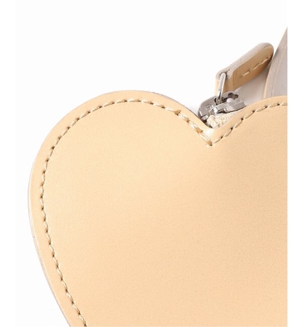 【JANE SMITH/ジェーンスミス】LEATHER HEART COIN CASE NECKL：コインケース