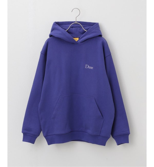 【Dime/ダイム】 CLASSIC SMALL LOGO HOODIE：裏起毛パーカー