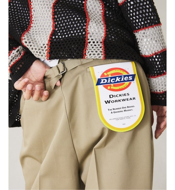 メンズファッションオススメ|【ジャーナルスタンダード/JOURNAL STANDARD】 DICKIES / ディッキーズ 別注 シンチバック ワイドワークパンツ