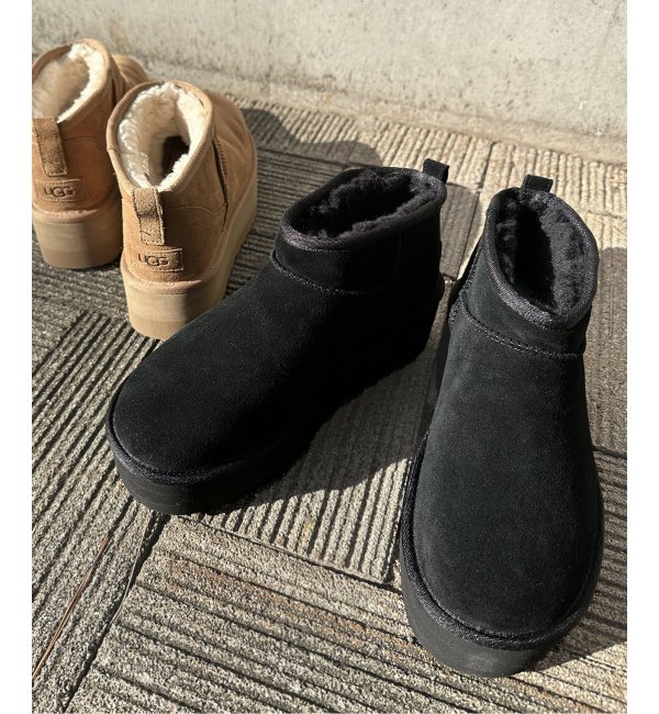 追加》【UGG/アグ】CLASSIC ULTRA MINI PLATFORM 1135092 BLACK/CHESTNUT|JOURNAL  STANDARD(ジャーナルスタンダード)の通販｜アイルミネ