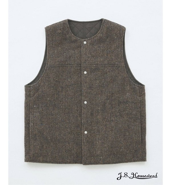 ファッションメンズのイチオシ|【ジャーナルスタンダード/JOURNAL STANDARD】 《予約》J.S.Homestead / TWEED/QUILT REV JURKIN VEST