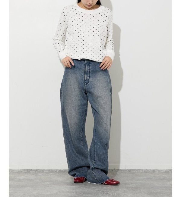 別注【Oriens×Cimarron】Wide pants：ワイドデニム（デニム