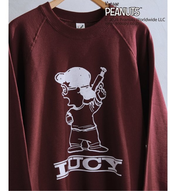 PEANUTS×SPORTS WEAR by relume 別注 プリント スウェット