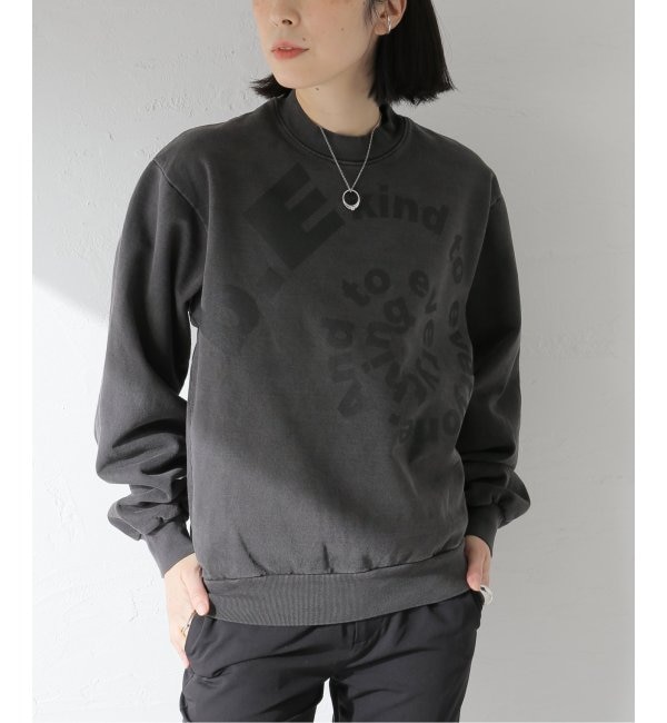 モテ系ファッションメンズ|【ジャーナルスタンダード/JOURNAL STANDARD】 【b.Eautiful】 b.E Kind Swirl Crewneck Sweat C010- CR-002/ C010- CR-