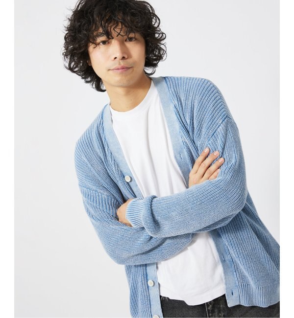 モヘヤミックス スプラッシュ ジャカードカーディガン|JOURNAL
