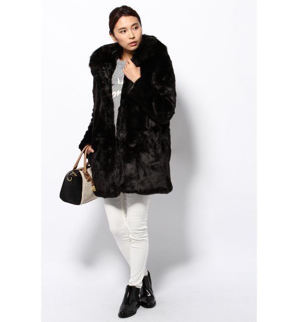 PARKA LONDON Fake Fur フードコート
