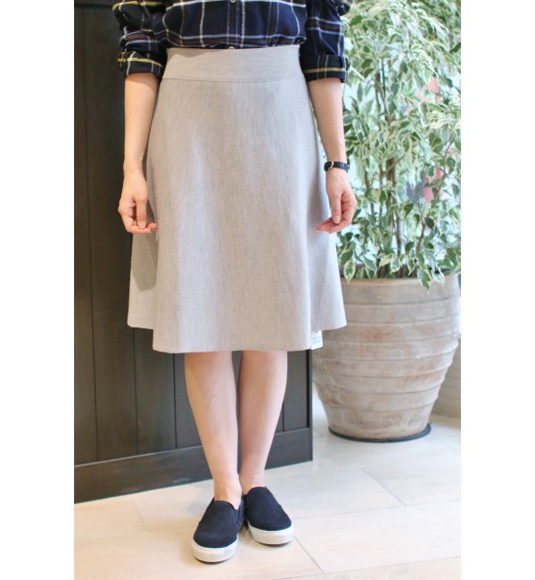 DOUBLE KNIT フレアーSK