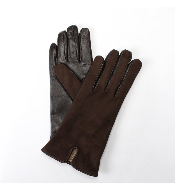 SANDRO TEMIN スエード*レザーグローブ