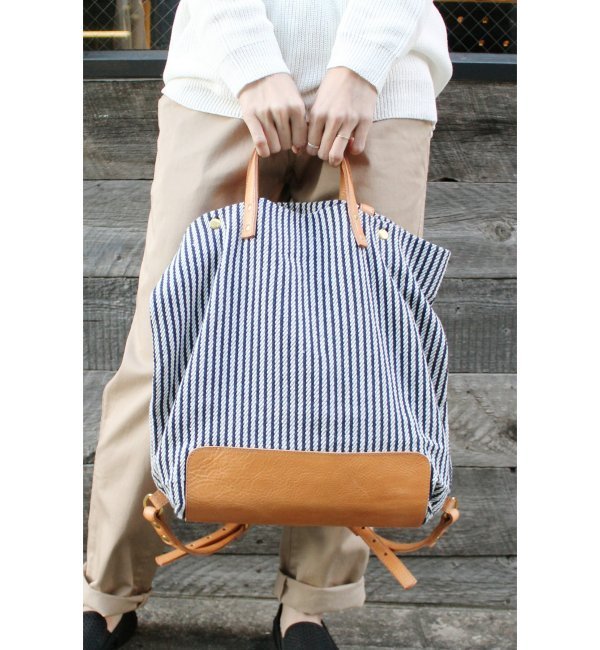 ≪予約≫SteveMonoストライプリュック