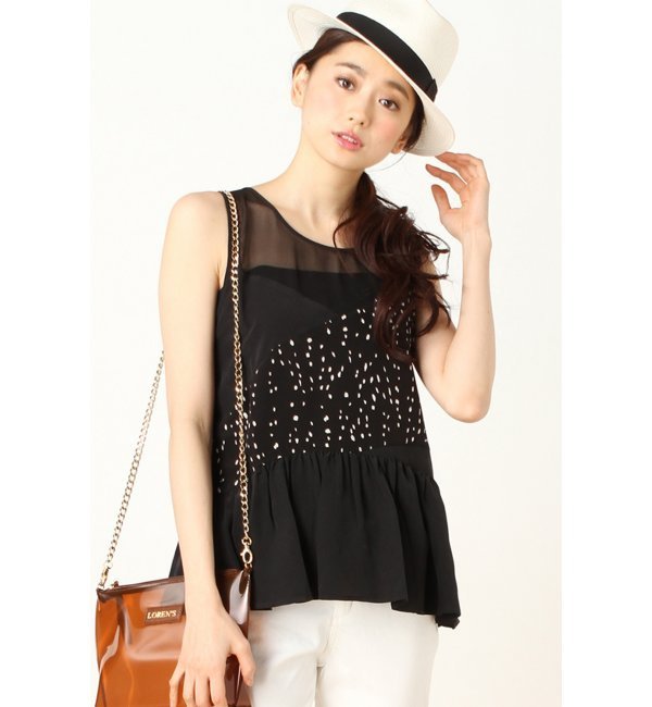 【スピック アンド スパン/Spick ＆ Span】 IDANOドットTOPS [送料無料]