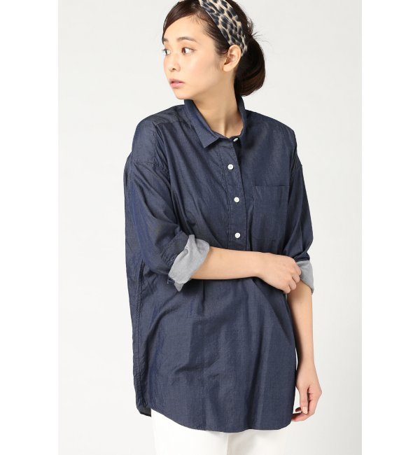 【スピック アンド スパン/Spick ＆ Span】 Leclair メンシャンブレー プルオーバー [送料無料]