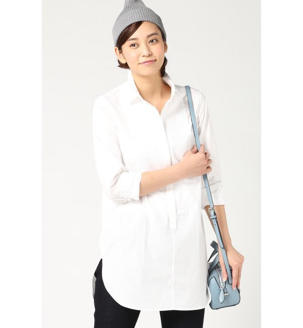 【スピック アンド スパン/Spick ＆ Span】 Leclair メンブロード イカムネ シャツ [送料無料]