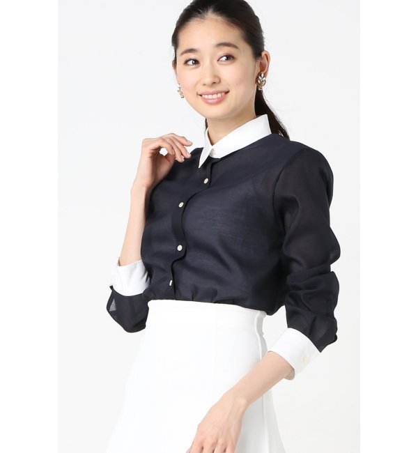 シフォンクレリック シャツ